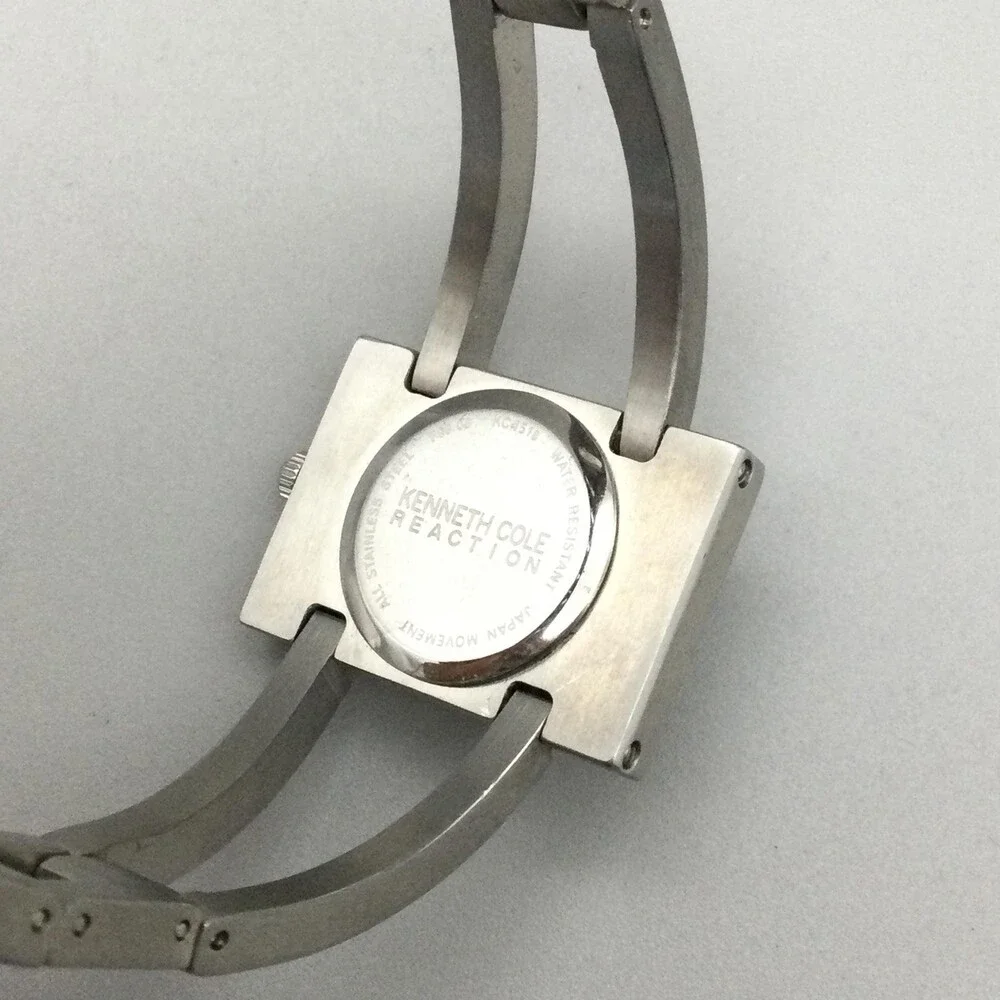 Kenneth Cole Reaction Womens Watch 28mm Blue Stainless KC4357 New Battery 7.25